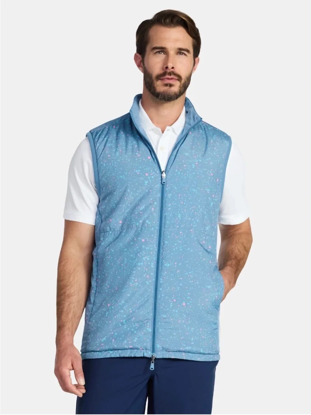 Birdie Bound Men's Reversible Zip Vest, Size 3XL